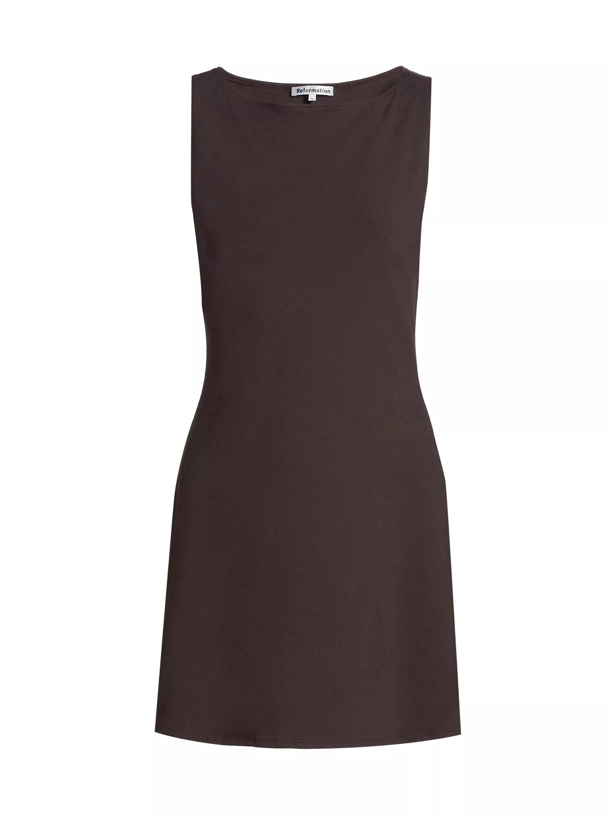 ReformationNataly Stretch Cotton-Blend Minidress | Saks Fifth Avenue