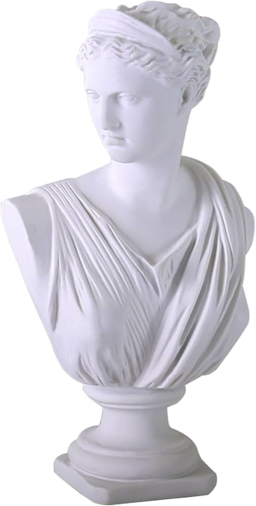 Woman Bust Statue Classical Tabletop Decoration Gift, Greek & Roman Mythology Indoor Decor for Ho... | Amazon (US)