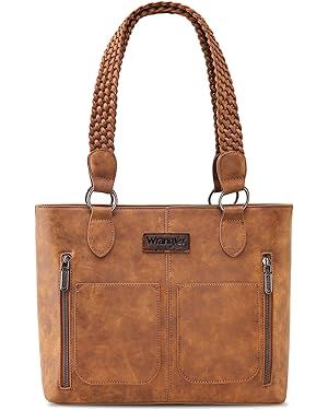 Wrangler Tote Bag for Women Western Purse Multi Pockets Handbags | Amazon (US)