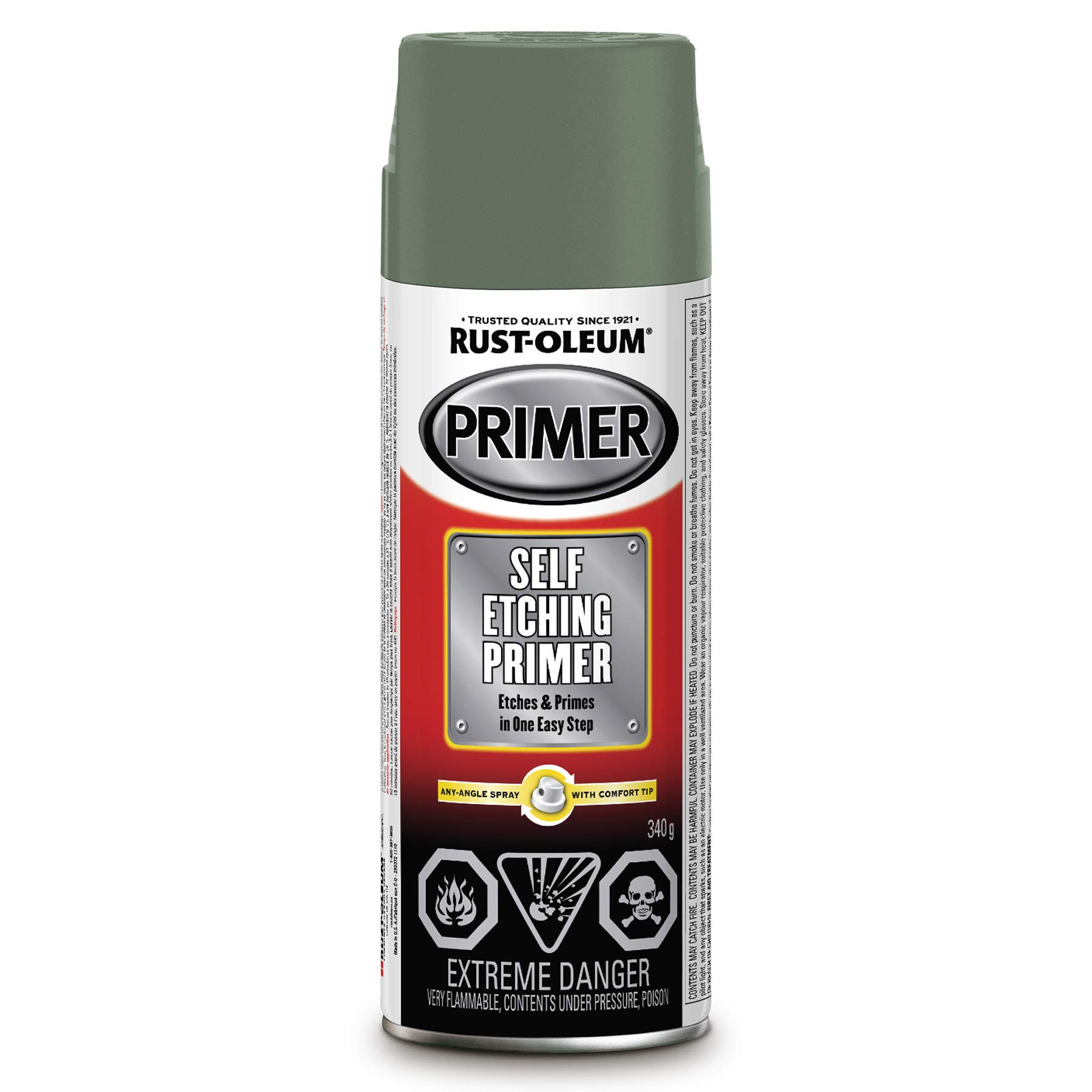 Rust-Oleum Automotive Self-Etching Primer in Grey-Green, 340g | Amazon (CA)