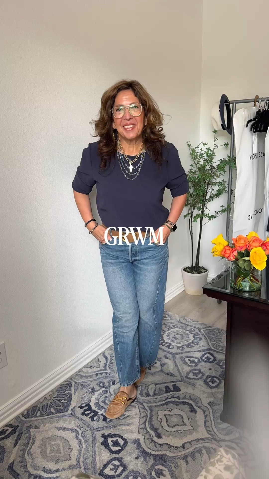 Getting ready for my day of working from home. 
I have calls, meetings, and work. 
Wearing what’s comfortable, stylish, and gives me confidence.

#LTKgrwm #LTKootd #LTKWorkwear