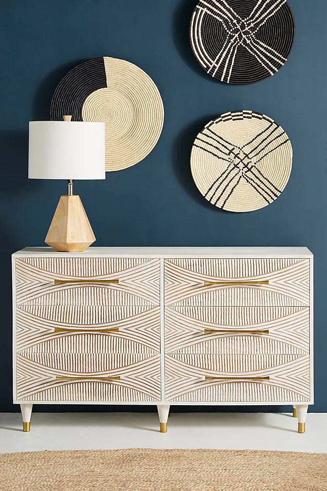 Carved Thalia Six-Drawer Dresser | Anthropologie (US)