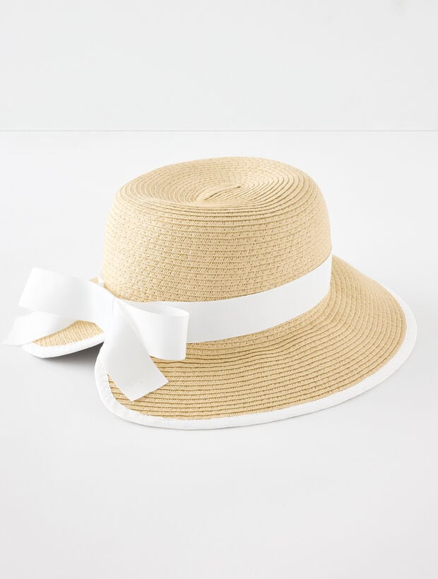 Split Back Straw Hat | Talbots