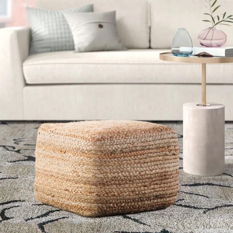 Teele Upholstered Pouf | Wayfair North America