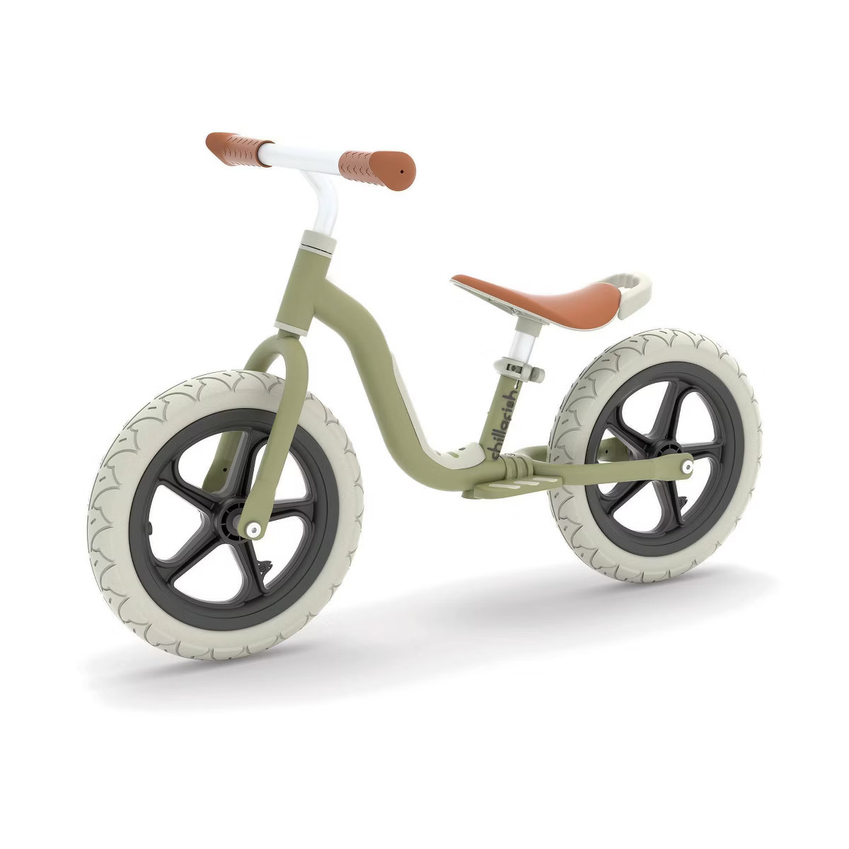 Chillafish Charlie Lux 12" Balance BIke - Olive | Target