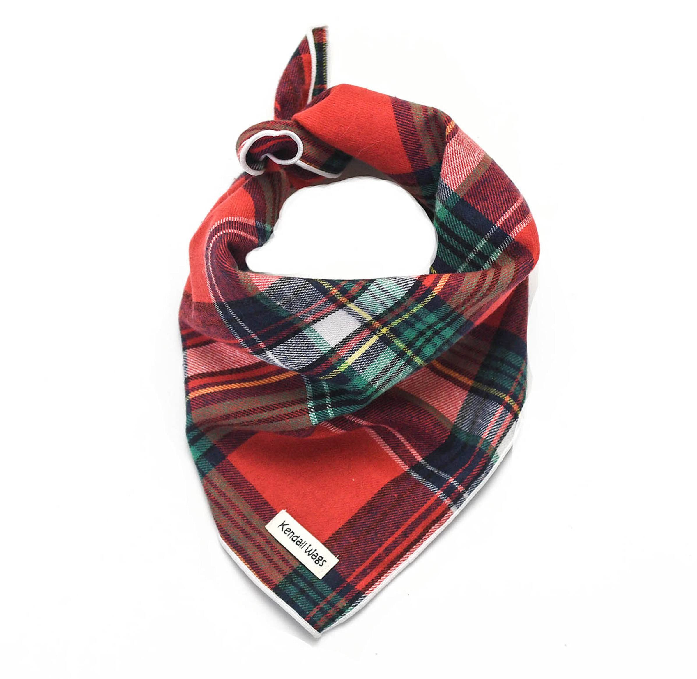 Dog Bandana Tartan Plaid Checkered pet Bandana Made with Soft Flannel for Large Medium or Small Dogs | Amazon (US)