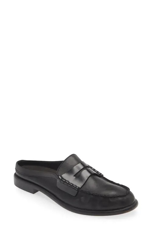 rag & bone Carter Penny Loafer Mule in Blk at Nordstrom, Size 38 | Nordstrom