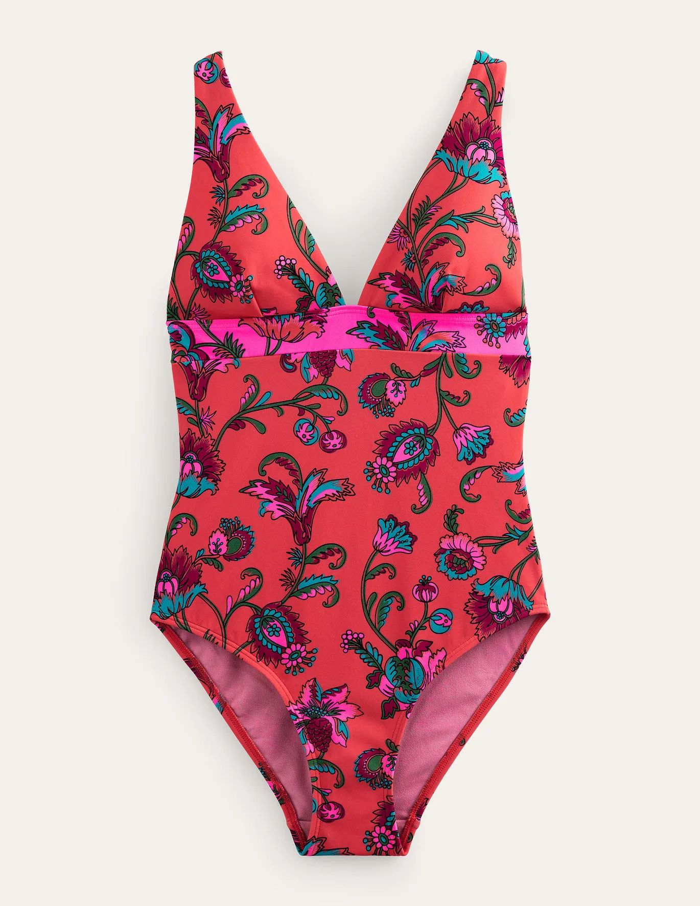Underband Swimsuit - Spice Pink Floral | Boden (US)