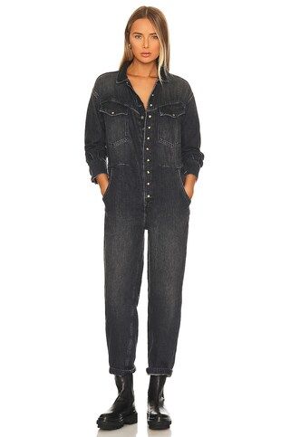 Free People x Care FP Townes Jumpsuit in Black from Revolve.com | Revolve Clothing (Global)