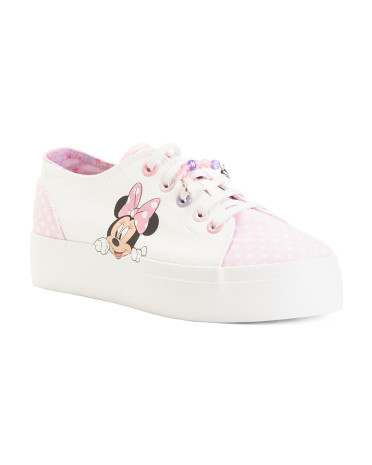 Minnie Platform Sneakers With Beads (Little Kid, Big Kid) | Marshalls