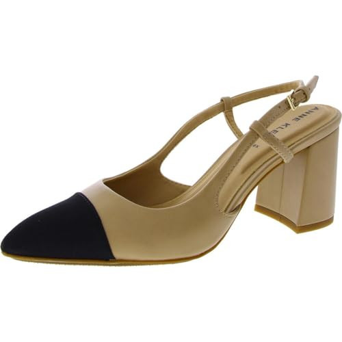 Anne Klein Women's Brooklyn Pump, Nude Black, 6.5 UK | Amazon (UK)