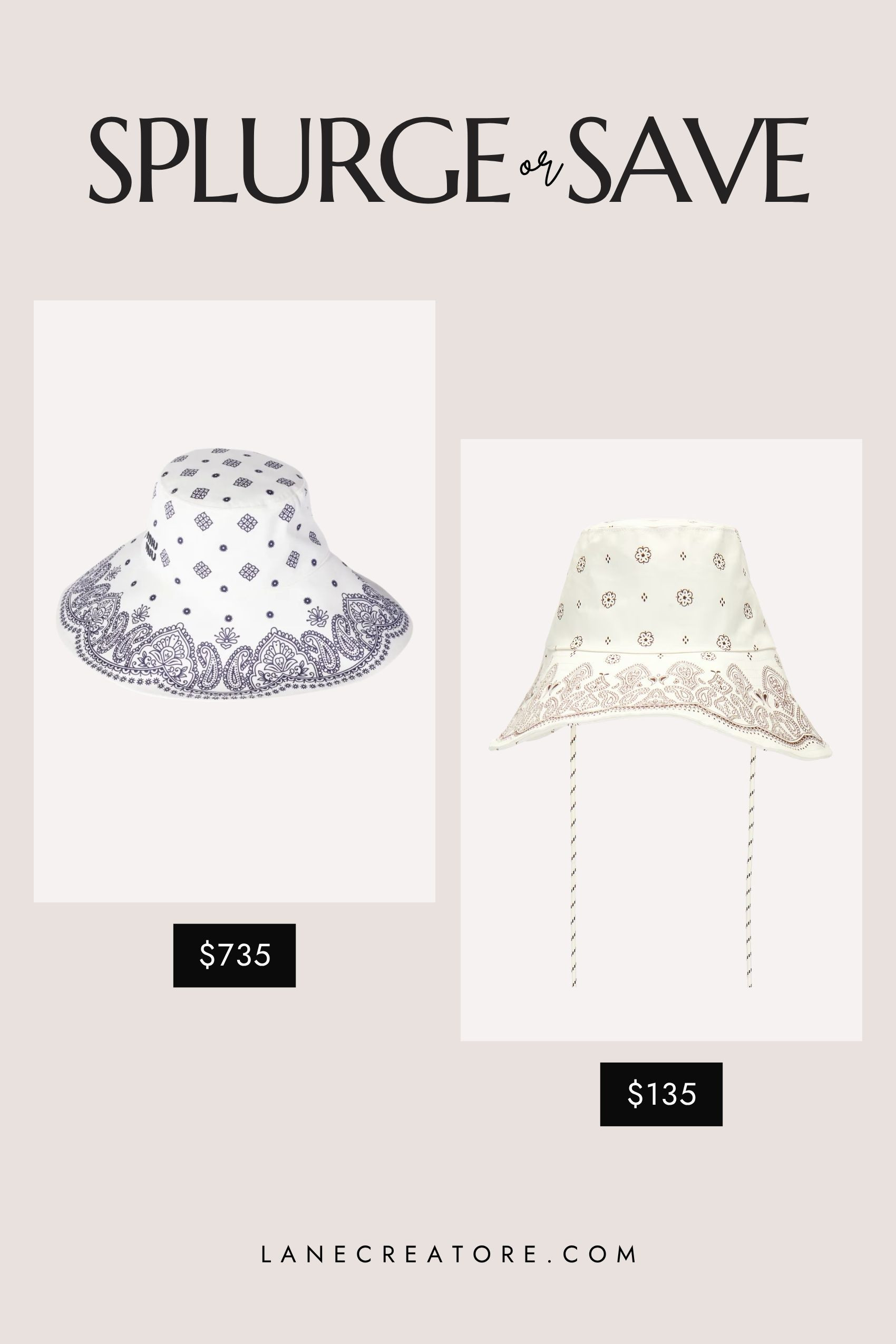 Miu Miu Bandana Print Bucket Hat Dupe. Splurge or save? 🤍
.
.
.
Tags:
miu miu bucket hat dupe. miu miu bandana bucket hat dupe. miu miu bandana print hat dupe. miu miu embroidered hat dupe. miu miu beach hat dupe. miu miu hat dupe. bandana print bucket hat. embroidered bucket hat. white bucket hat. summer hat. vacation accessories. resort accessories. beach hat. coastal style. travel accessories. summer accessories.