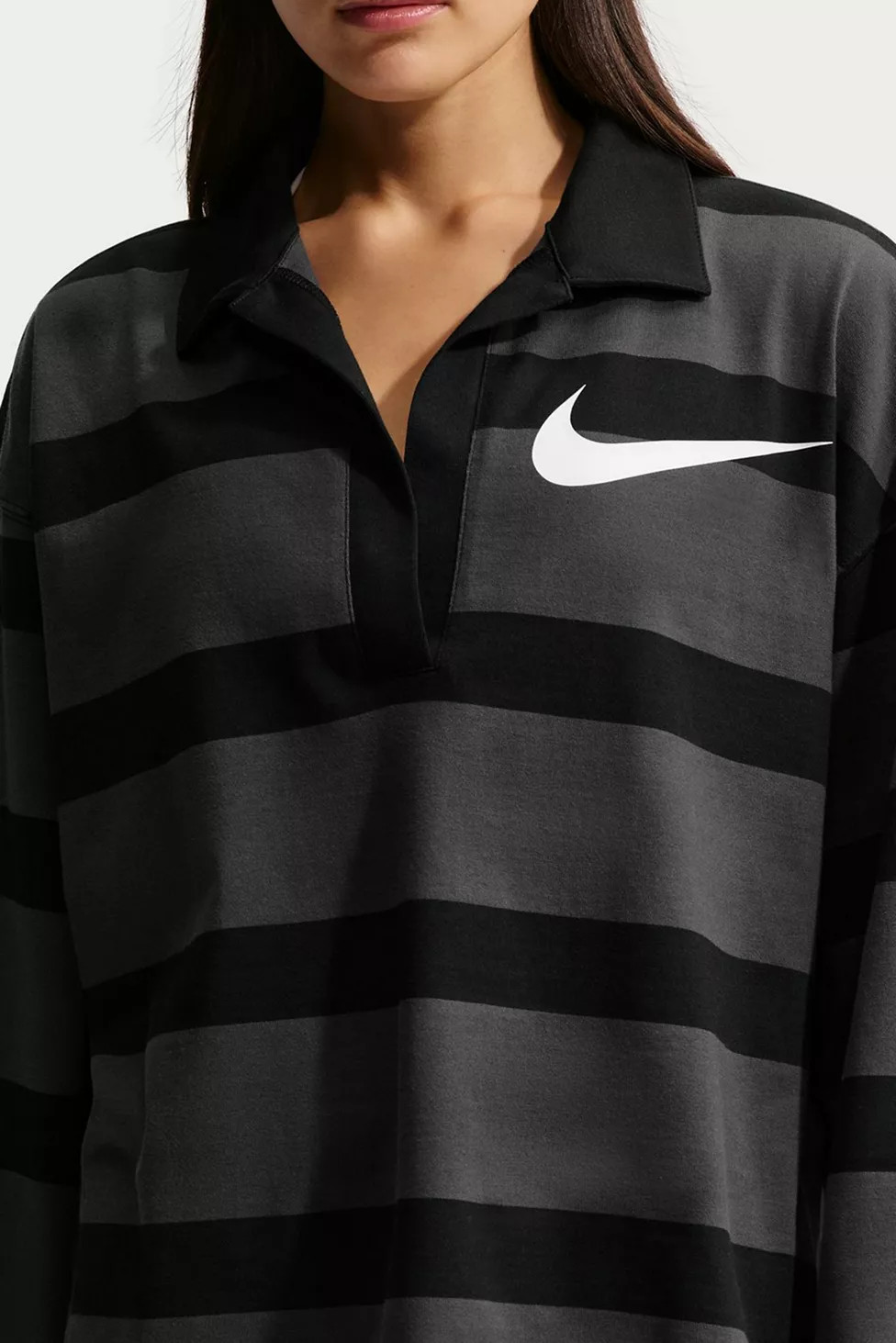 Nike Sportswear Oversized Polo Top | Urban Outfitters (US and RoW)