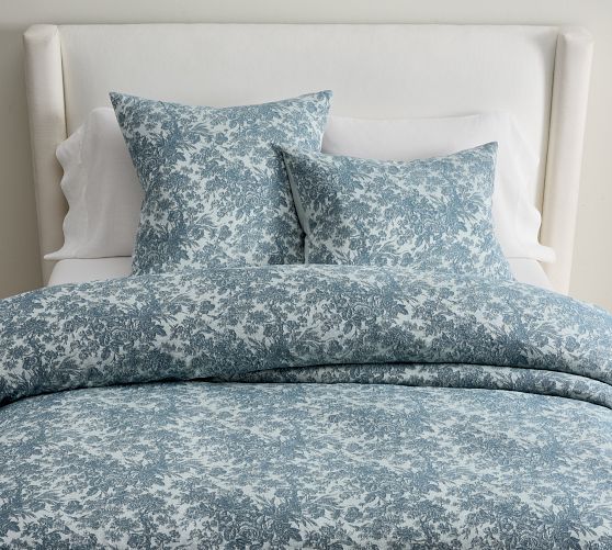 Sorrel Toile Jacquard Duvet Cover | Pottery Barn (US)