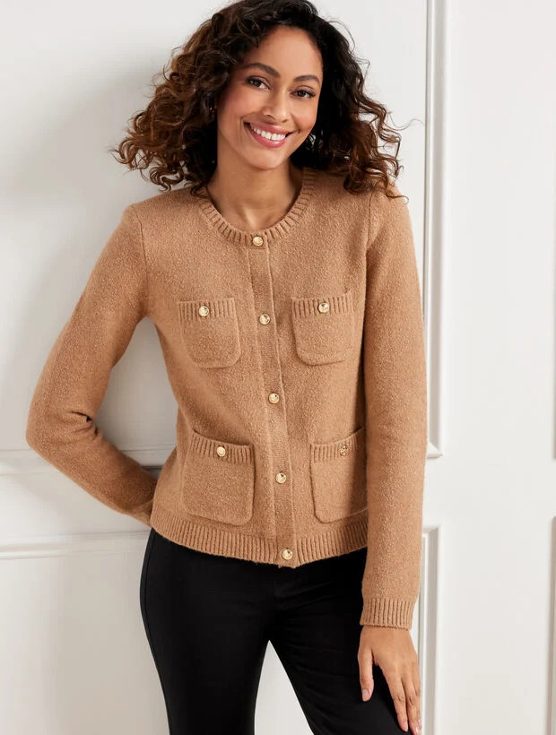 Bouclé Cardigan | Talbots