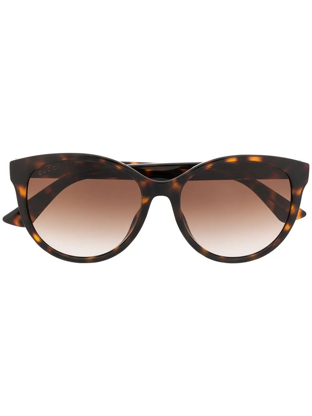 Gucci Eyewear GG0636SK soft-round sunglasses - Brown | Farfetch Global