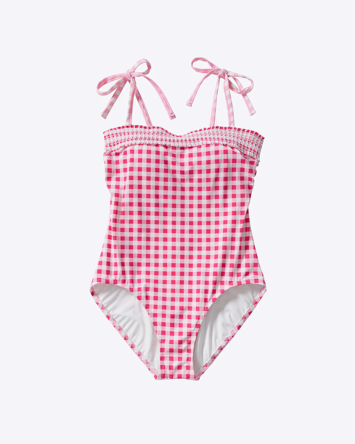 DJ x Lands' End Bandeau One Piece Swimsuit | Draper James (US)