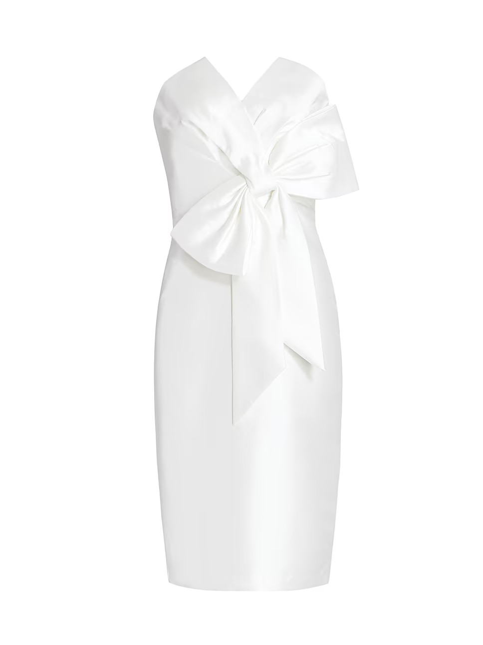 Scupture Bow-Front Strapless Dress | Saks Fifth Avenue
