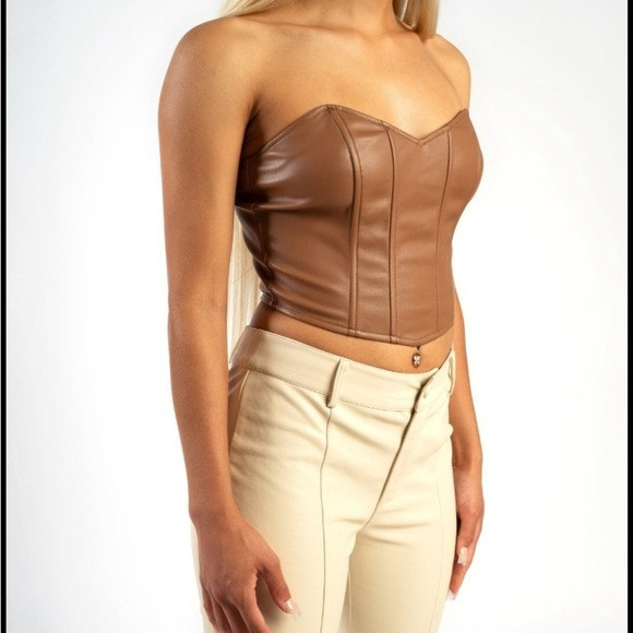 Princess Polly Women's Brown Corset size 8 | Poshmark