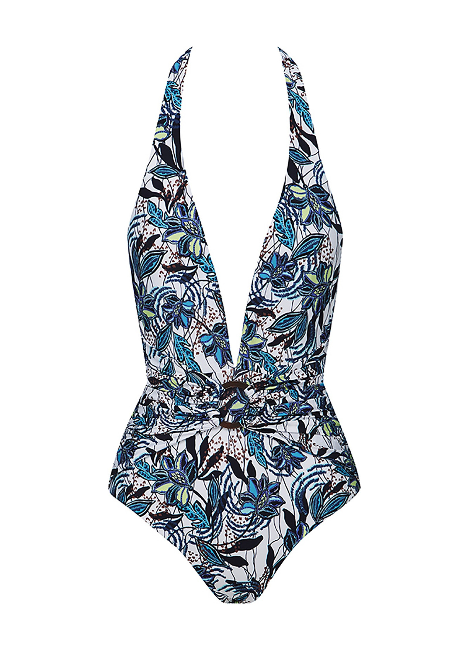 Isola Bella Plunge One Piece | JETS SWIMWEAR