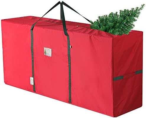 D-FantiX Large 9 ft Christmas Tree Storage Bag with Handles Heavy Duty Xmas Tree Bags Storage Contai | Amazon (US)