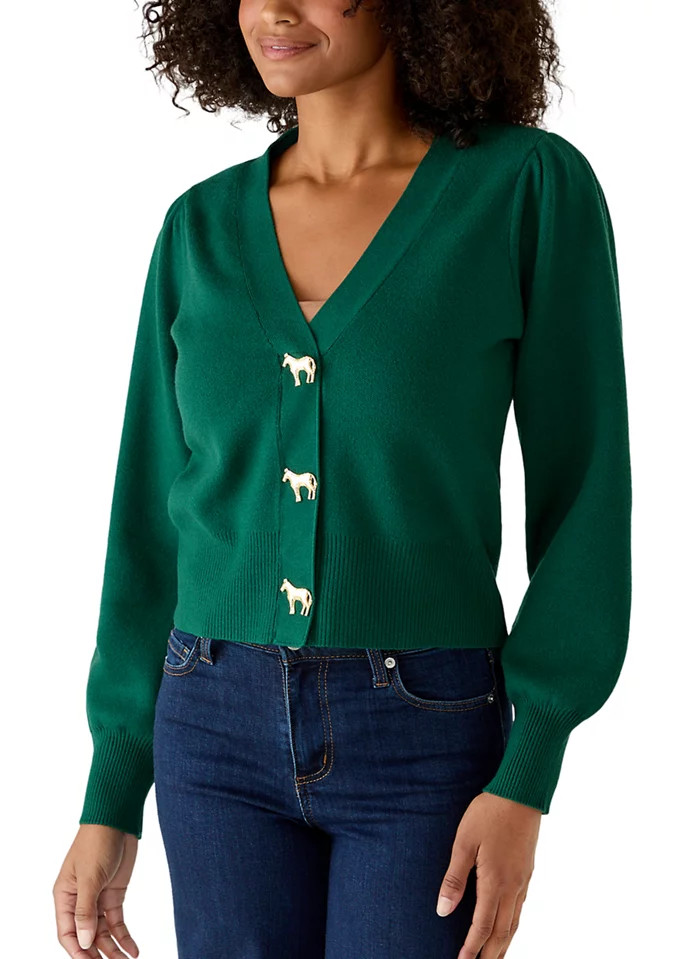 Women's Long Sleeve Cropped Cardigan | Belk