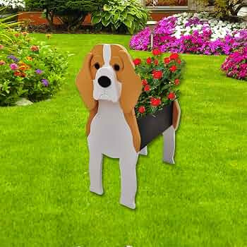 Beagle Dog Planter Plant Pots,Cute Dog Flower Planter,Gifts for Pet Lovers,Unique Animal Plant Po... | Amazon (US)