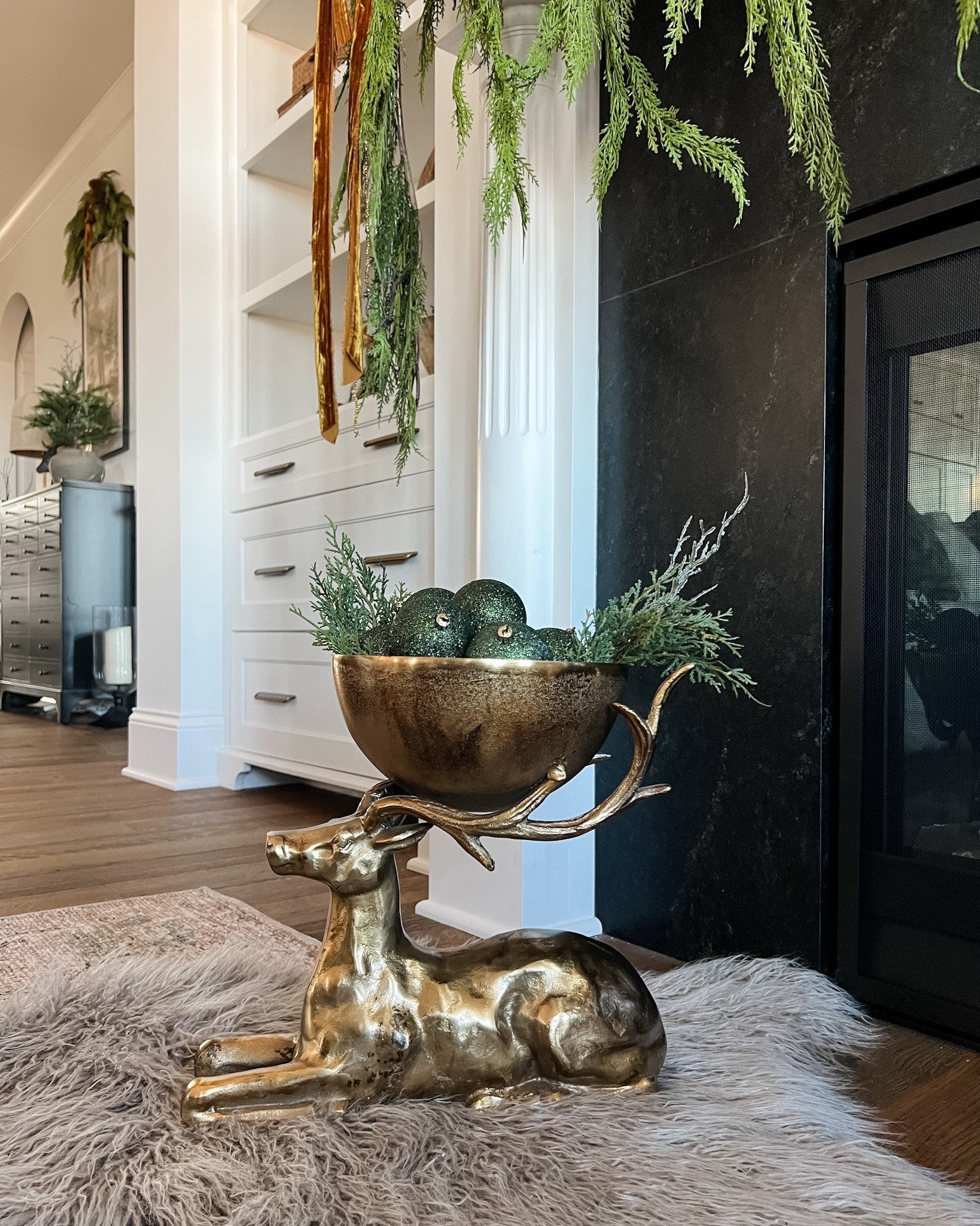 How fun is this brass stag bowl from Antique Farmhouse?! Fill it with ornaments, greenery or a small tree for the holidays. It would be great as a table centerpiece too. I’ve linked other favorites of mine from Antique Farmhouse as well. 

#LTKCyberWeek 

#LTKHome #LTKHoliday