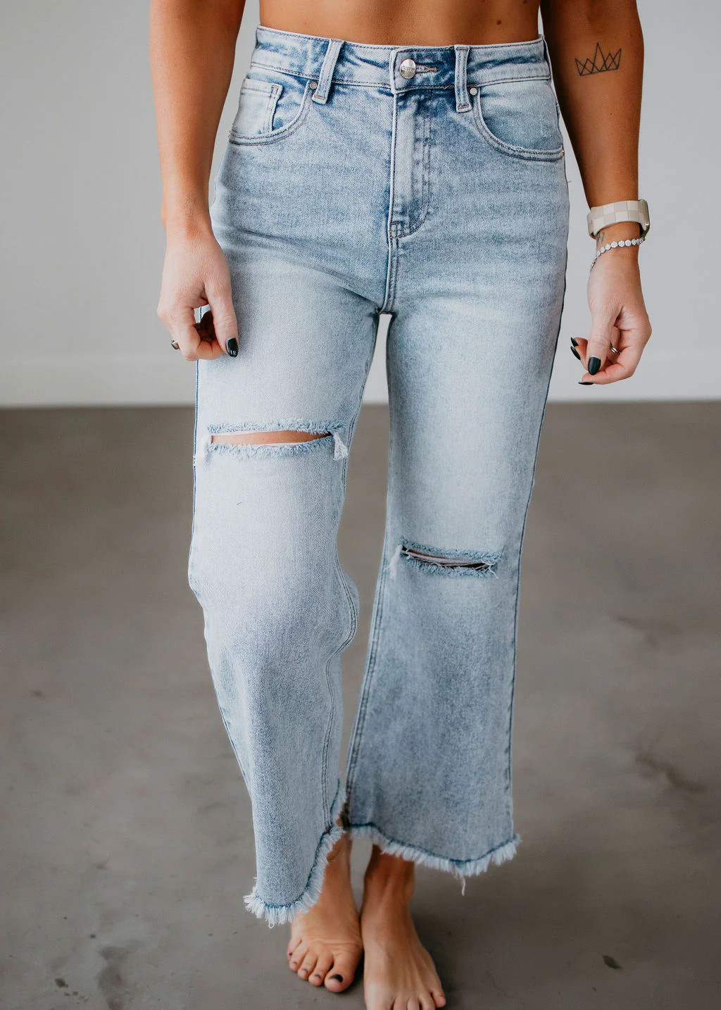 Viola Wide Leg Jeans | Lauriebelles