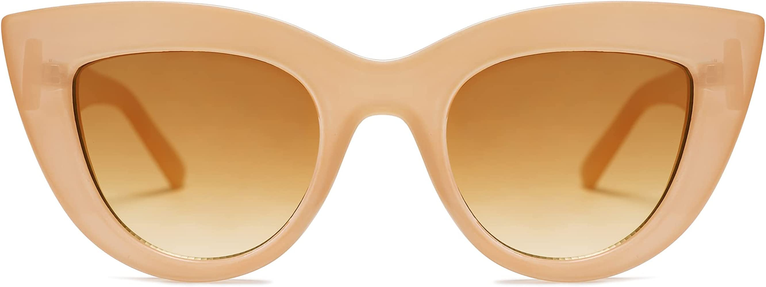 SOJOS Retro Small Vintage Cateye Sunglasses for Women Cute Fashion UV400 Sunnies SJ2939 | Amazon (US)