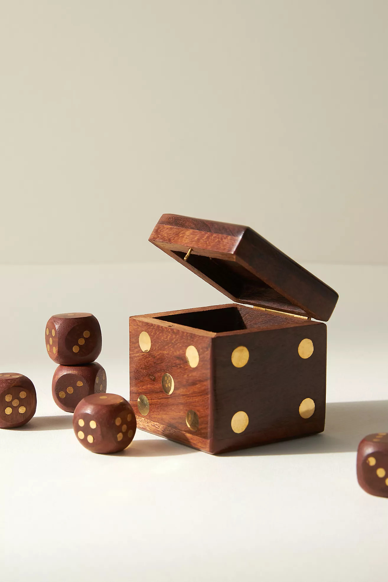 Matr Boomie Wooden Dice Box Set | Anthropologie (US)