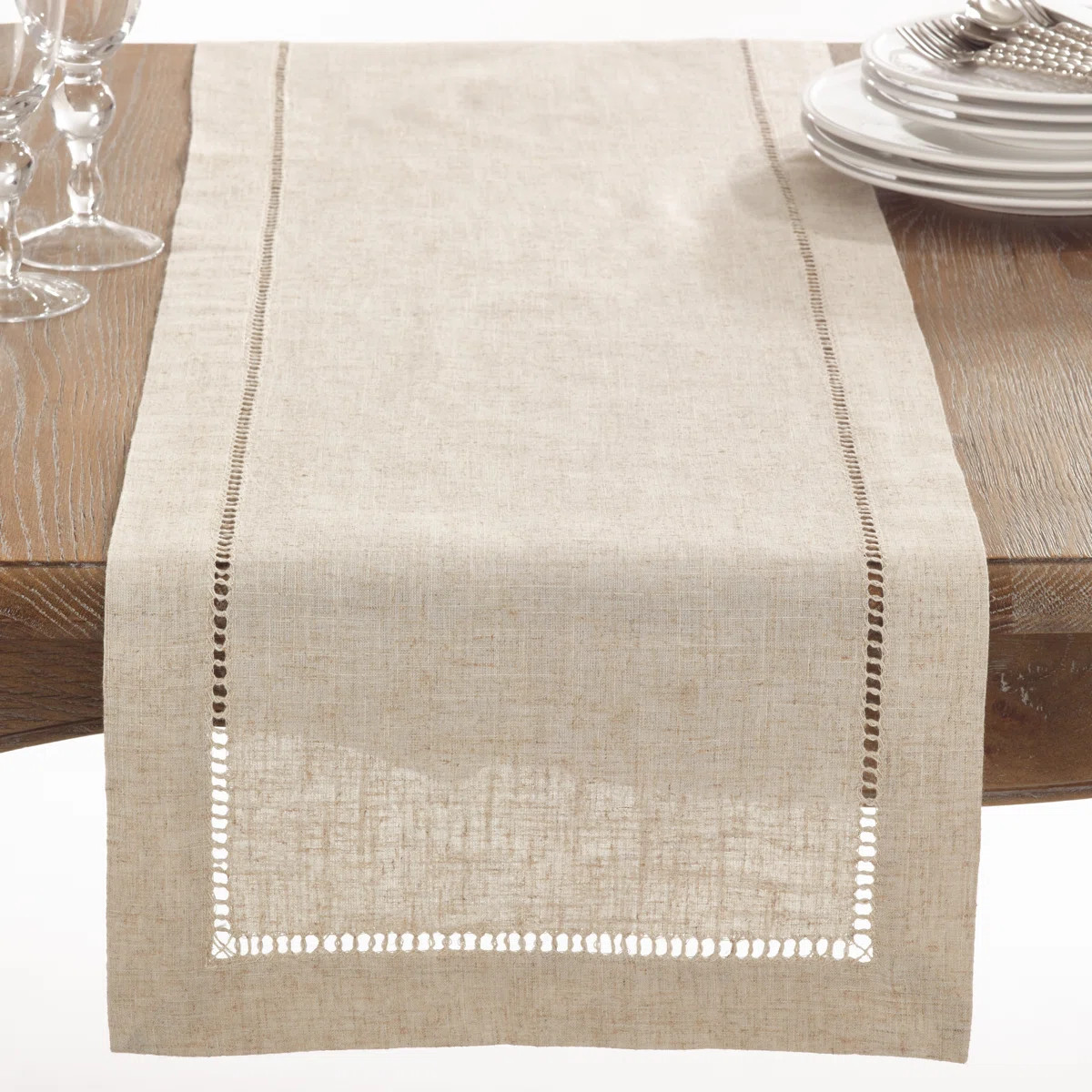 Cowen Hemstitched Table Runner | Wayfair North America