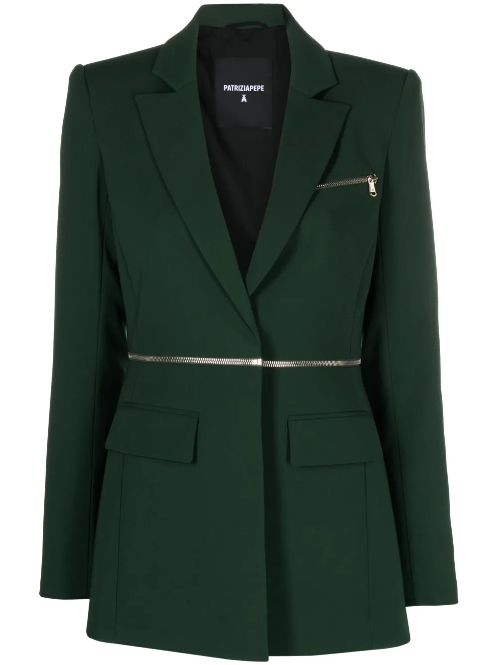 Essential zip-detailed blazer | Farfetch Global