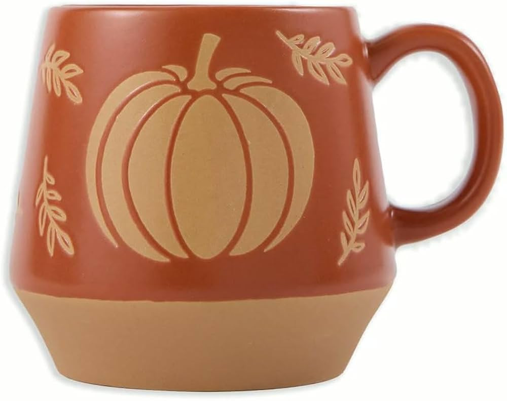 DII Pumpkin Design Ceramic Coffee Mug, 20 Ounces (Spice) | Amazon (US)