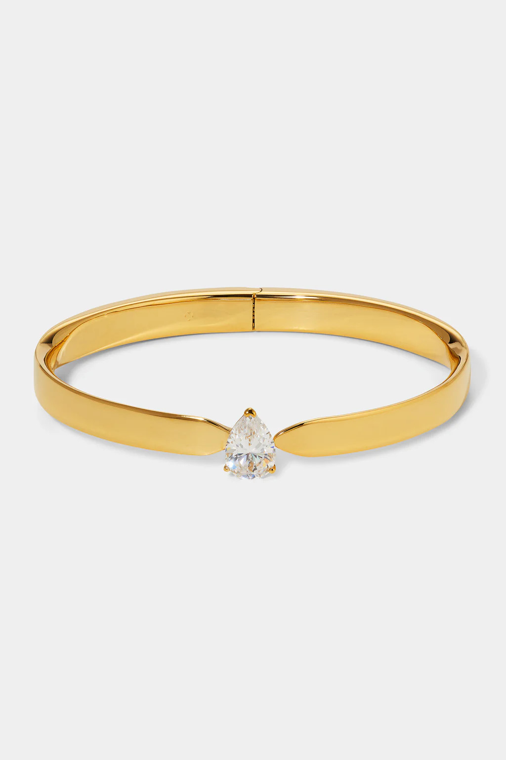 FARRAH PEAR CZ SIDE HINGE BRACELET | NADRI