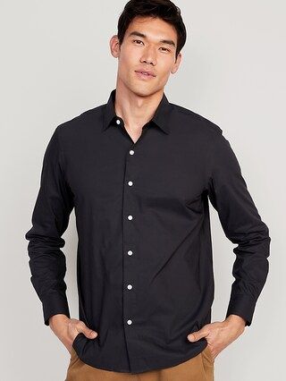 Slim-Fit Pro Signature Performance Dress Shirt for Men | Old Navy (US)