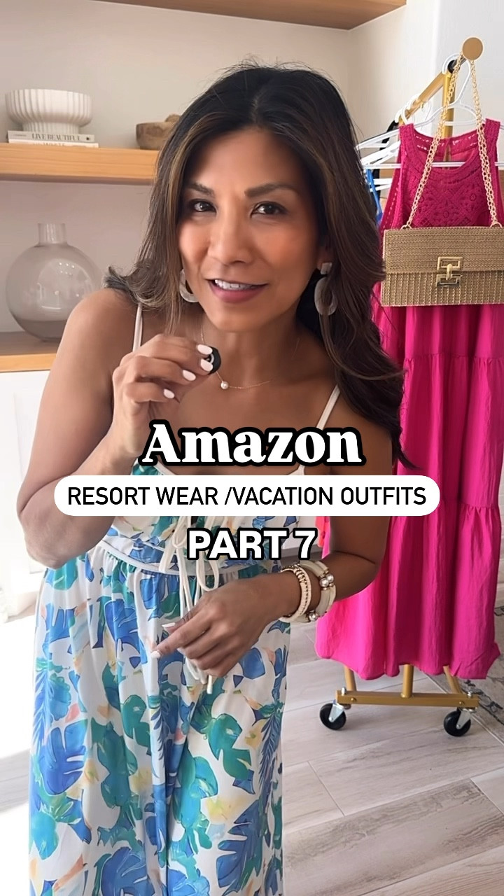 Wearing small small in all the dresses and swim cover up.
Blue bikini top in medium(from Target)
Blue bikini bottom in small(from Target).
Black one piece swimsuit in small tts.
All sandals tts.
Waterproof sandals from Nordstrom.
All beach /pool accessories are linked also.
Amazon finds, resort wear, fashion over 50, midlife fashion, petite fashion, vacation outfit, What to pack for Cabo, spring break, what to pack for Mexico, cruise outfits. 

#LTKOver40 #LTKFindsUnder50 #LTKSwim