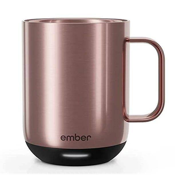 Ember Temperature Control Smart Mug 2, 10 oz, Rose Gold, 1.5-hr Battery Life - App Controlled Hea... | Walmart (US)