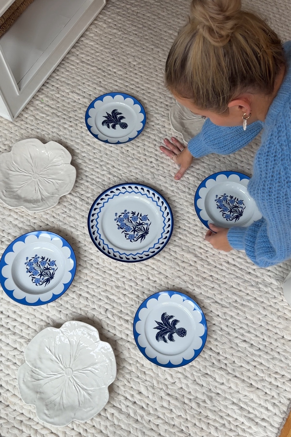 Our new plate wall plates! 💙 #homedecor #platewall #classicdecor 

#LTKwedding #LTKhome #LTKGiftGuide