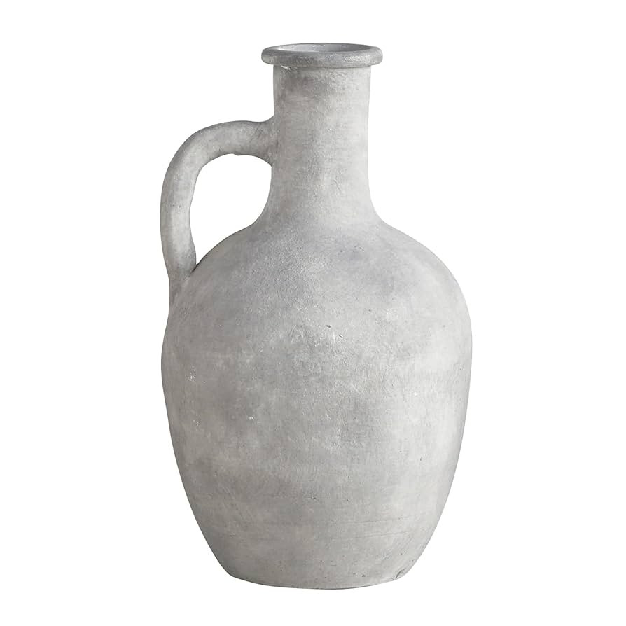 47th & Main Rustic Terracotta Vase, Large, Grey | Amazon (US)