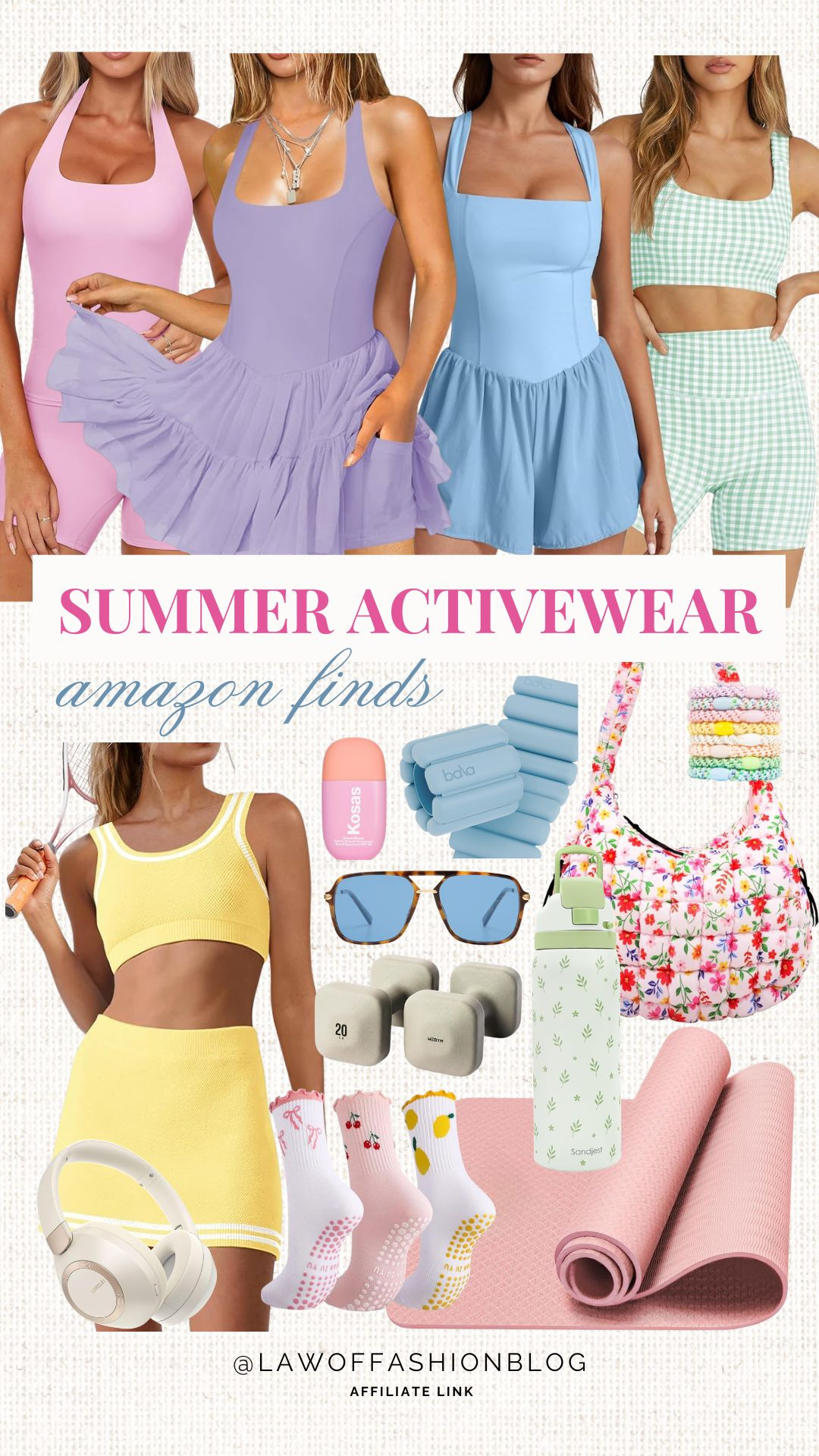 Bright, bold and made to move. ✨
Obsessed with these colorful activewear sets that keep workouts fun and stylish. 💖 Perfect for gym days, pickleball, tennis, errands
or just feeling cute on the go!

Activewear style, workout outfit, gym looks, matching set, colorful activewear, tennis dress, athleisure wear, fitness fashion, Amazon finds, LTK active, gym outfit ideas, sporty chic, romper outfit, wellness wear, bright outfits, cute workout clothes, gym style inspo, athleisure outfits, trendy activewear, women’s workout sets. 

 #LTKootd #LTKfitnessgoals #LTKActive