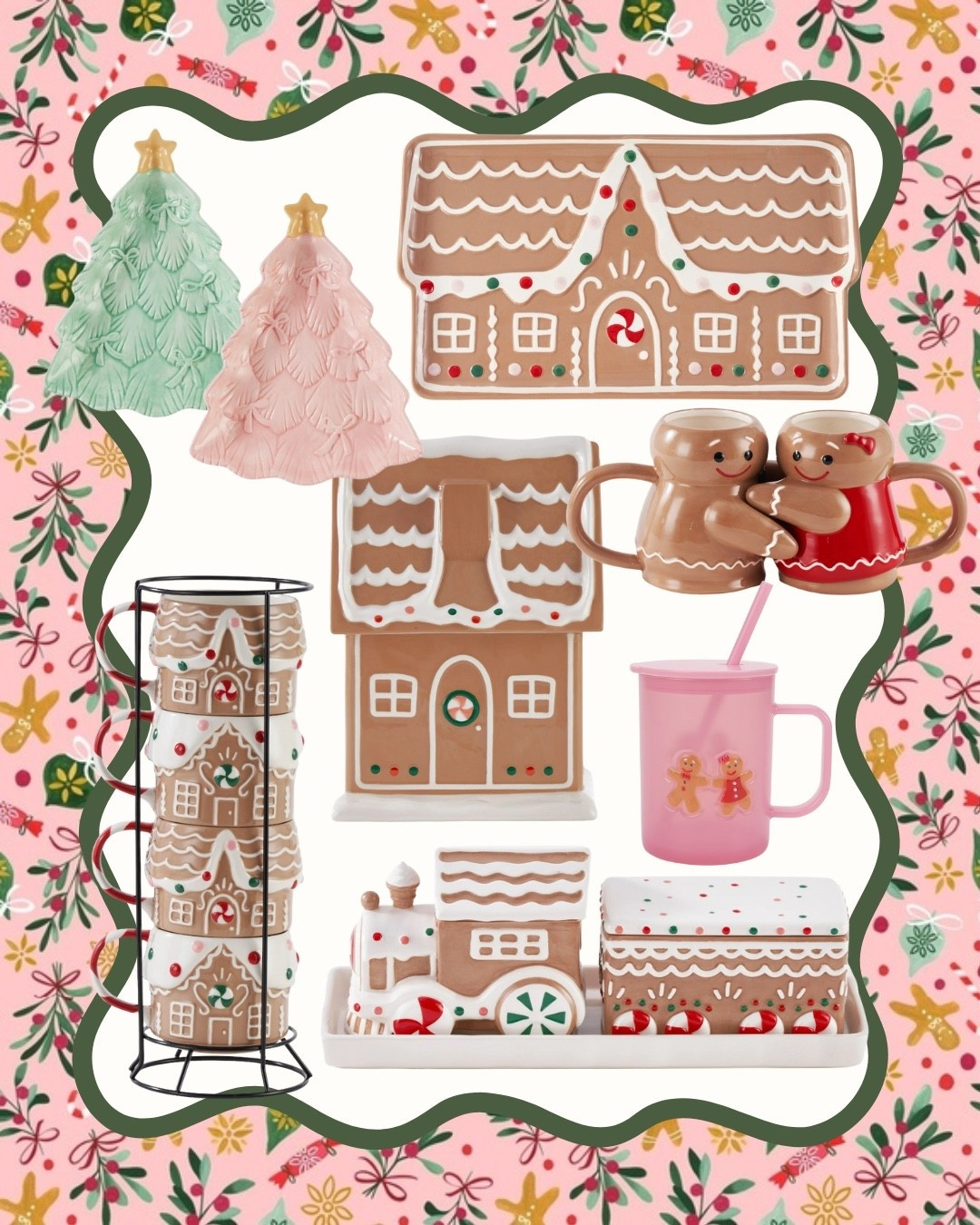 Gingerbread Christmas 

Pink Christmas, whimsical Christmas, Christmas decor, budget friendly 

#LTKHoliday #LTKFindsUnder50 #LTKSeasonal