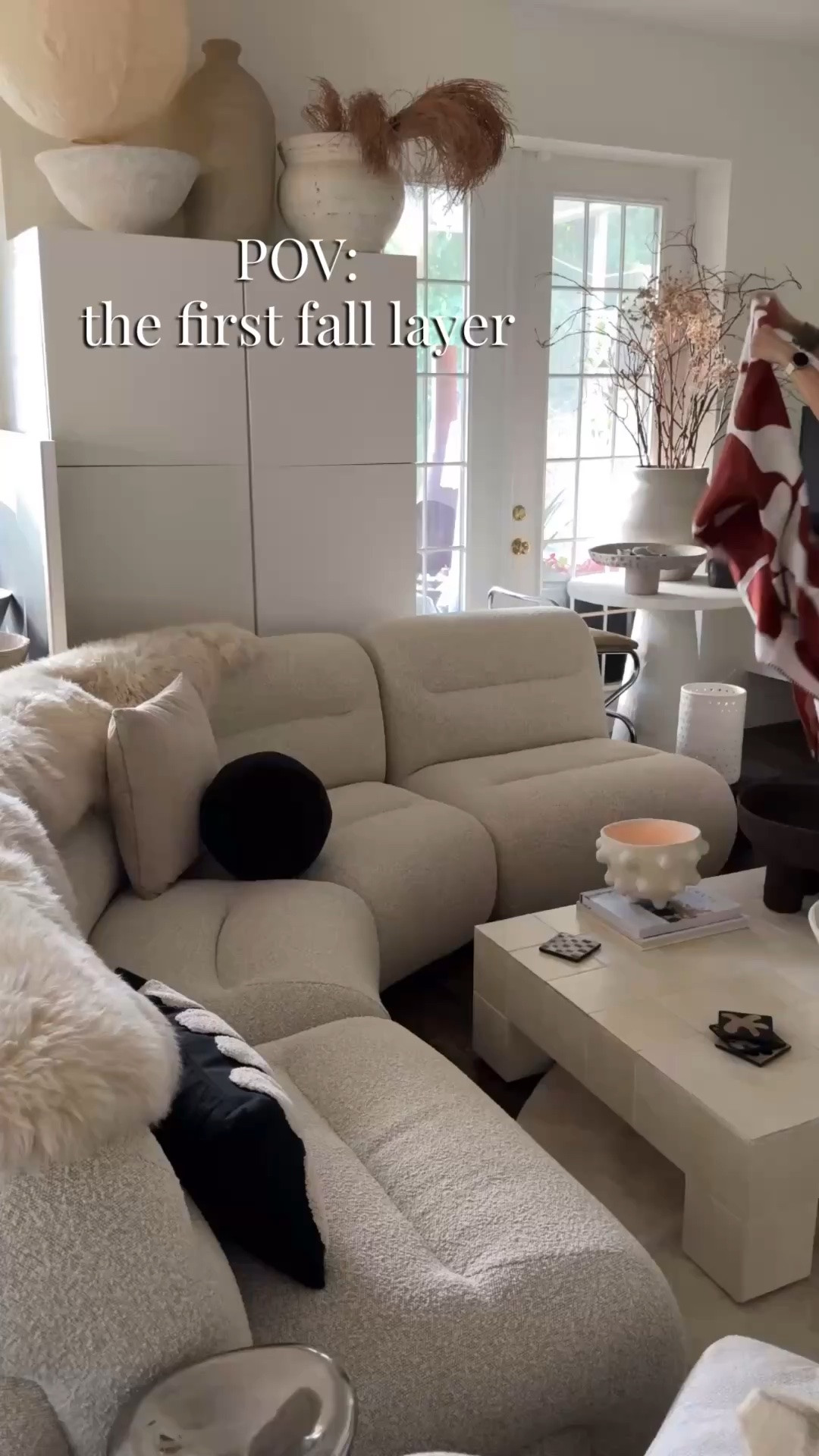 Use CCBEES at Castlery.com for additional discount. Performance boucle sectional…cozy Scandinavian throw blanket! Perfect combination for a cozy room!

#LTKSeasonal #LTKHome #LTKSaleAlert