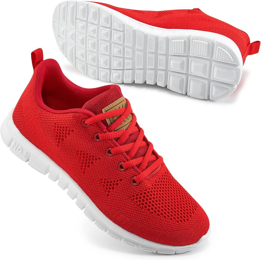 FUDYNMALC Womens Sneakers Tennis Shoes: Fashion Lightweight Non Slip Footwear for Running Walking... | Amazon (US)