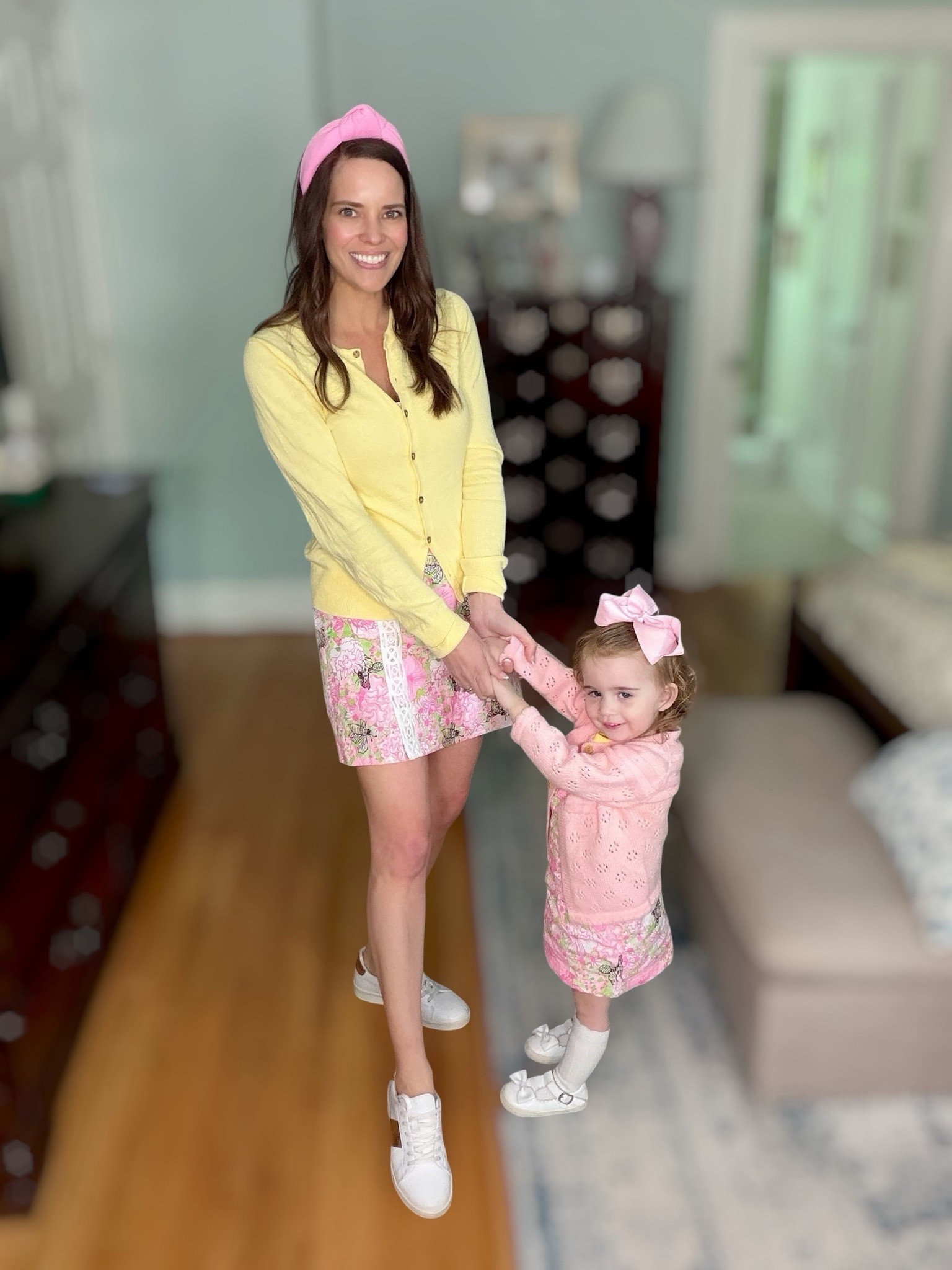 Library Story Time Outfits for Mama & Mini 📚🎀

Sweet little Lilly Pulitzer mama & mini looks for library story time and rainy day adventures ☔️📚🎀

Sharing our coordinating pink and yellow outfits, plus all the cute details from her floral jumper dress and cardigan to the bows, Mary Jane shoes, knee socks, and matching accessories 💕 I linked my cardigan, floral mini skirt, sneakers, and her adorable umbrella too!

These outfits were perfect for a cozy morning at the library followed by playing in the rain with her pink scalloped umbrella ☂️✨ Such cute spring and summer outfit ideas for moms and little girls!

Mama and mini outfits, library story time outfit, matching mom daughter outfits, Lilly Pulitzer kids, girls floral dress, pink bow outfit, toddler girl style, spring outfits, preppy mama style, rainy day outfits, girls cardigan outfit, Mary Jane shoes, pink umbrella, feminine spring fashion 🎀📚☔️

#LTKmomlife #LTKKids #LTKdayinmylife