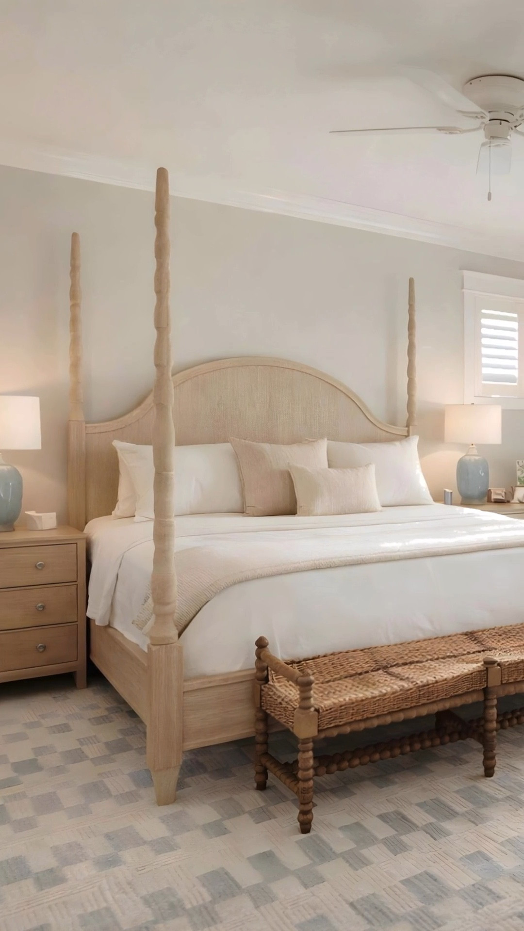 A coastal primary bedroom design for a clients beach home! So light and breezy 

#LTKSaleAlert #LTKdayinmylife #LTKHome