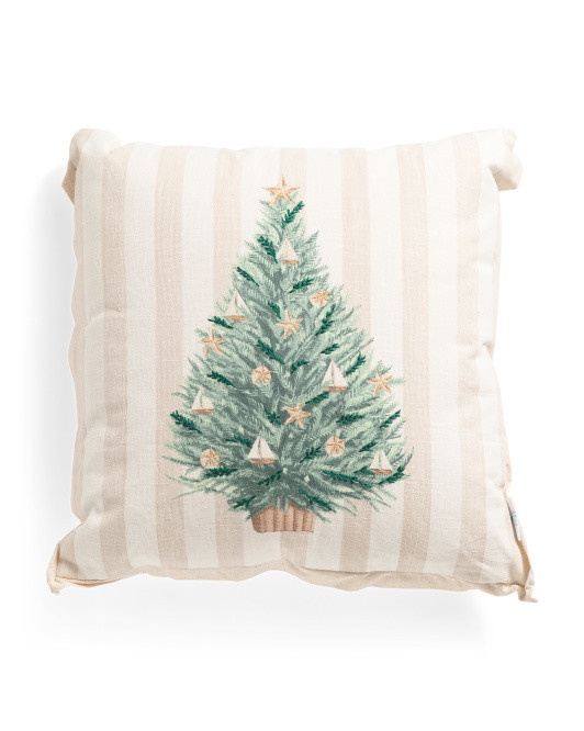 20x20 Coastal Tree Decorative Pillow | TJ Maxx