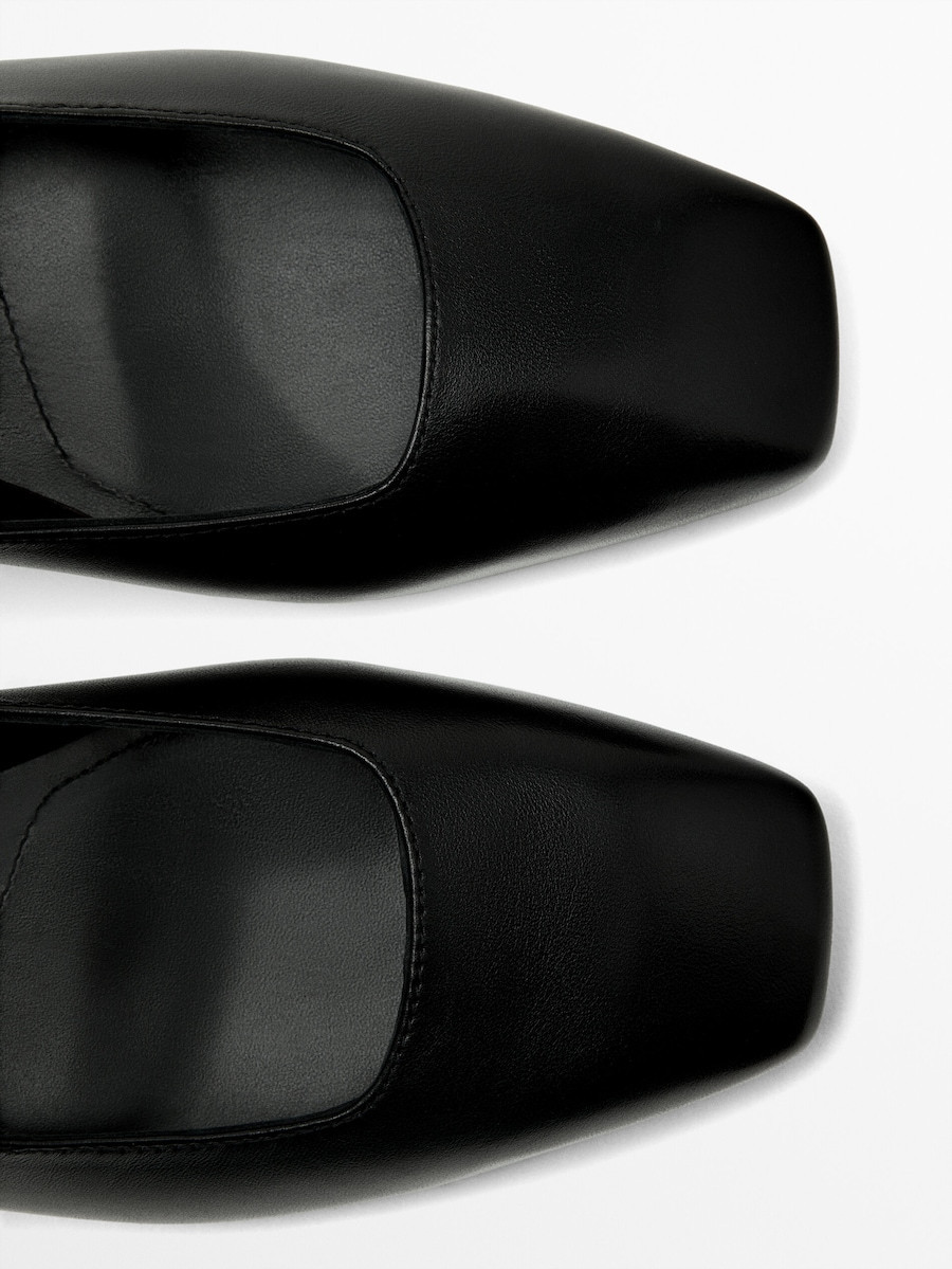 Ballet flats with buckle | Massimo Dutti UK