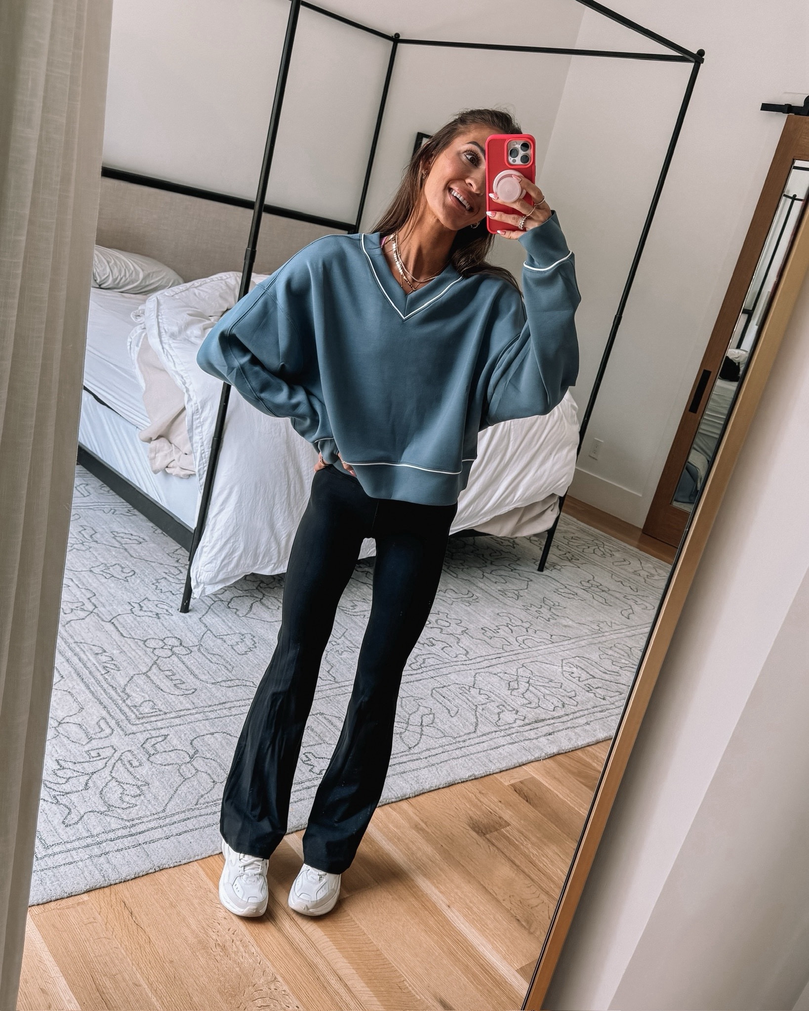 these flare leggings are such a good go-to for fall!🖤 really slimming and such soft material!🙌🏻 run tts

#LTKSaleAlert