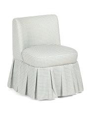 21x28 Poppi Pleated Skirt Accent Chair | TJ Maxx
